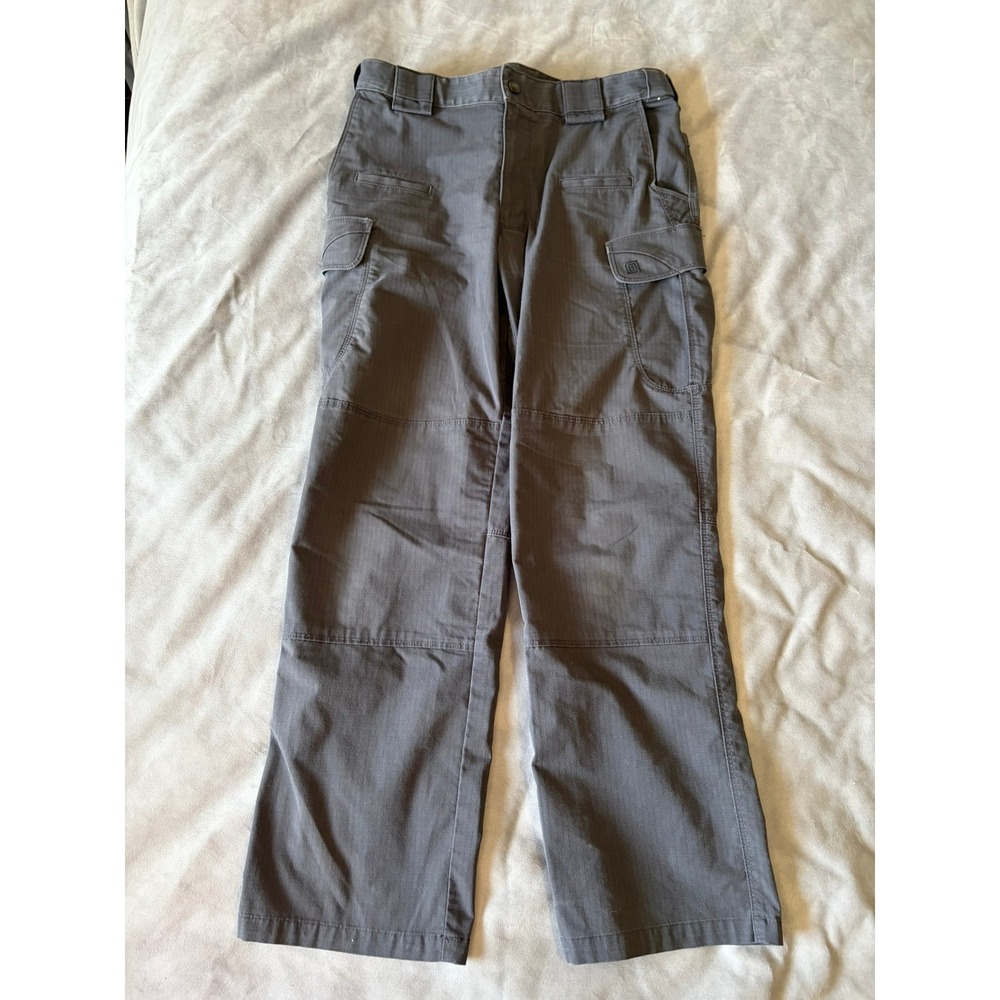 5.11 Tactical Mens Gray Ripstop Cargo Pants Work Outdoor 32x30